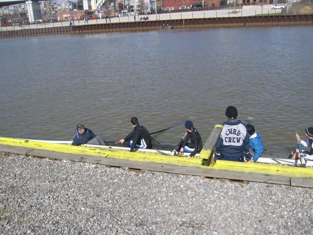 Men s Four Getting Ready to Launch
